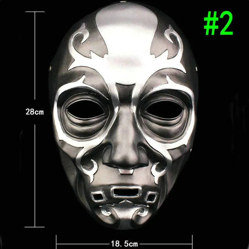 Harry Potter Dooddoenermasker van kunsthars voor cosplay, gemaskerd bal, Halloween en carnaval, Malfoy-rekwisiet 2026