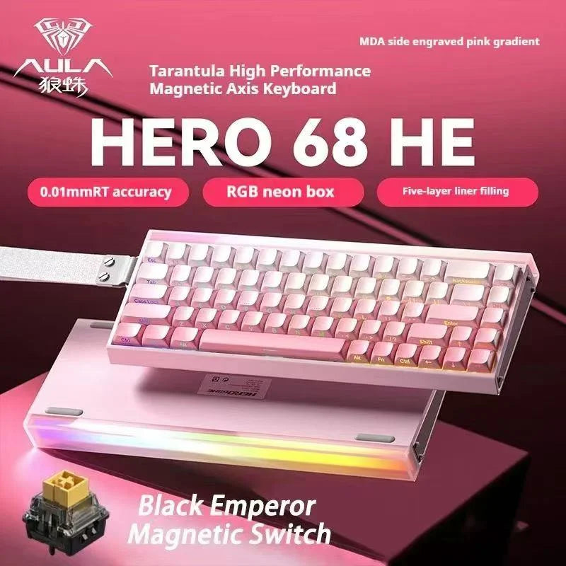 Teclado de juego mecánico con interruptor magnético al 60 por ciento 8KHz