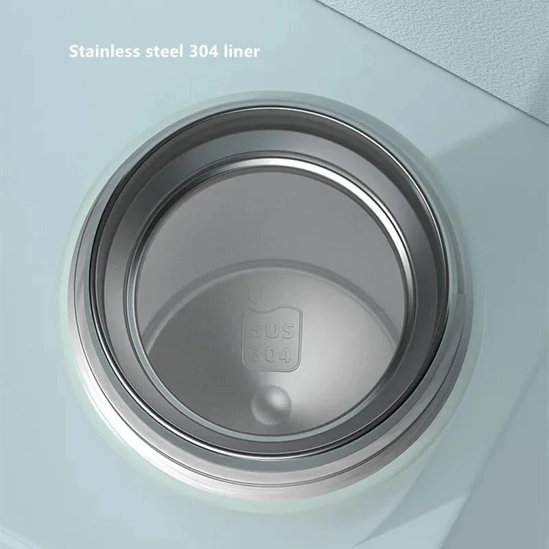 380ml Stainless Steel Vacuum Flask With Straw Girls Thermos