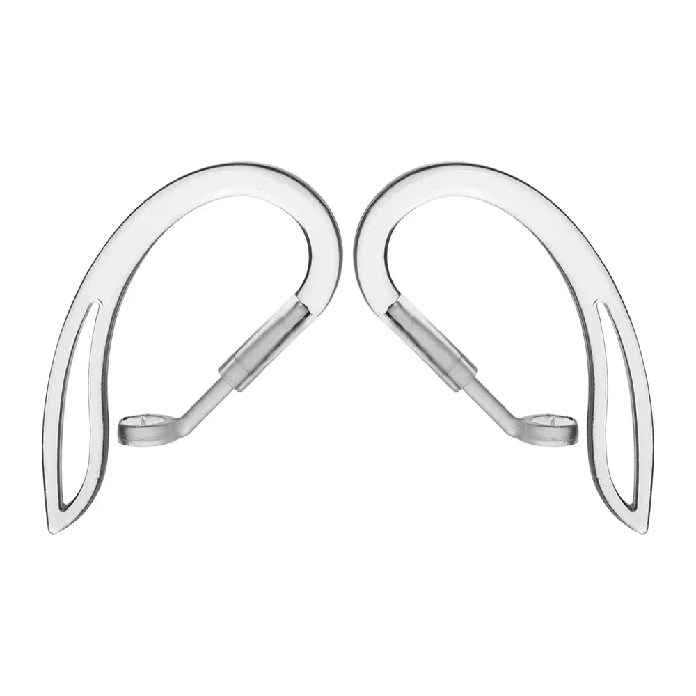 Transparent Silicone Ear Hooks for Airpods Adjustable Anti-Slip Sports Accessories
