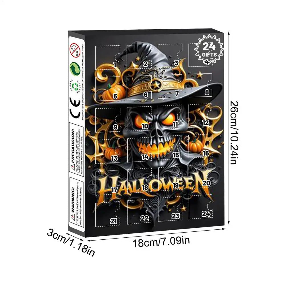 Halloween Adventskalender 24 Tage Tischdekoration Sammlerstück
