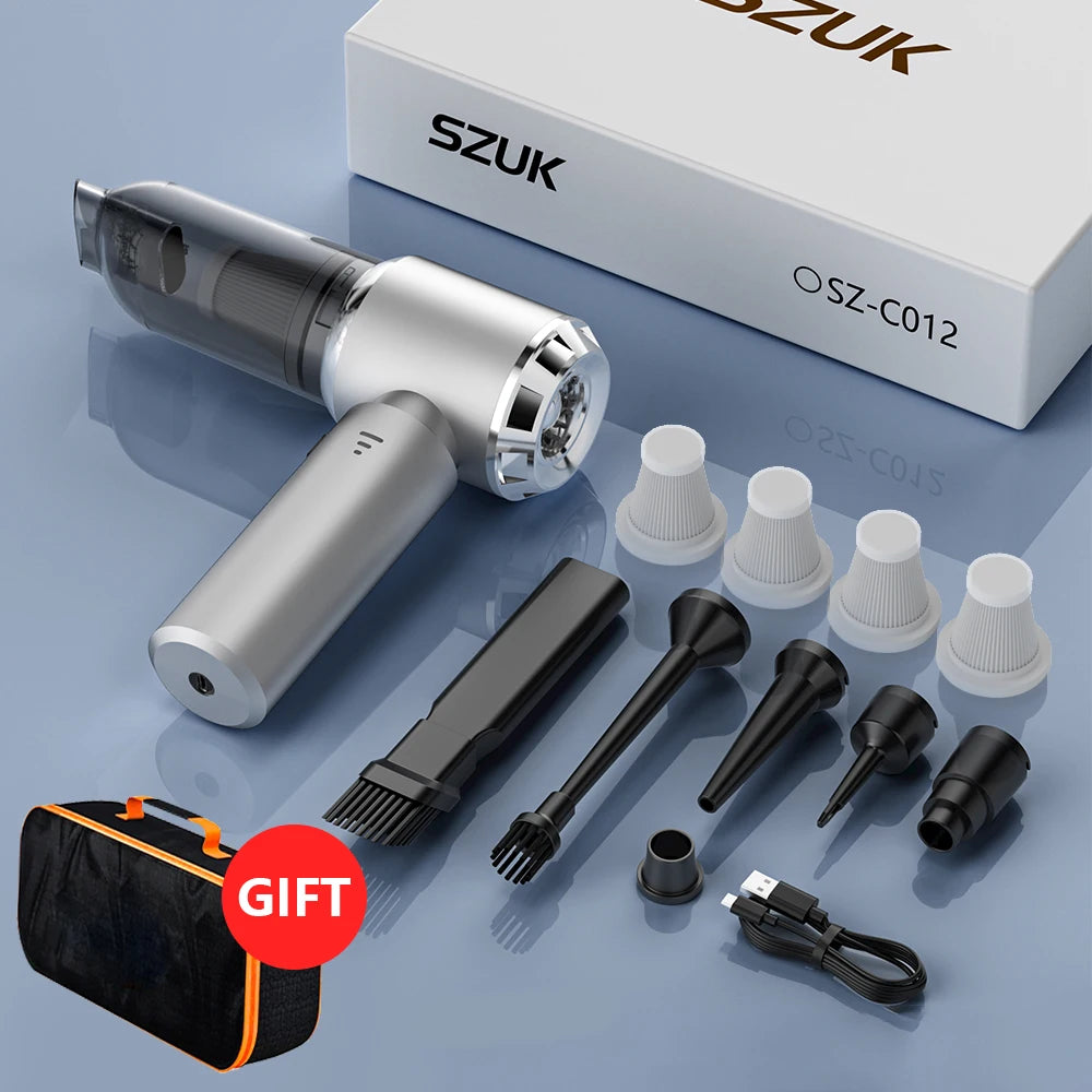 Auto Stofzuiger Draadloos Mini Handheld Sterk 6000mAh