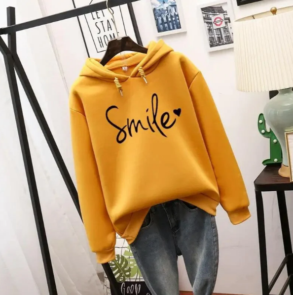 Soft Relaxed Women Hoodie - Oversized Pullover, Cotton Casual