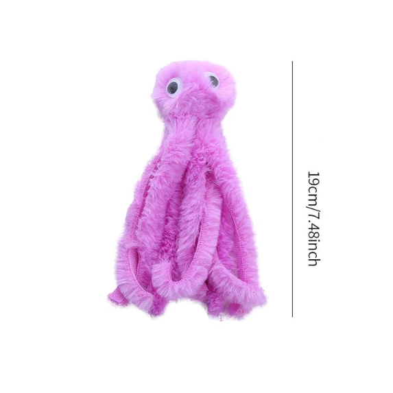 Süßes Oktopus Plüsch Katzen Spielzeug - Bissfest, Interaktives Spiel Haustierbedarf