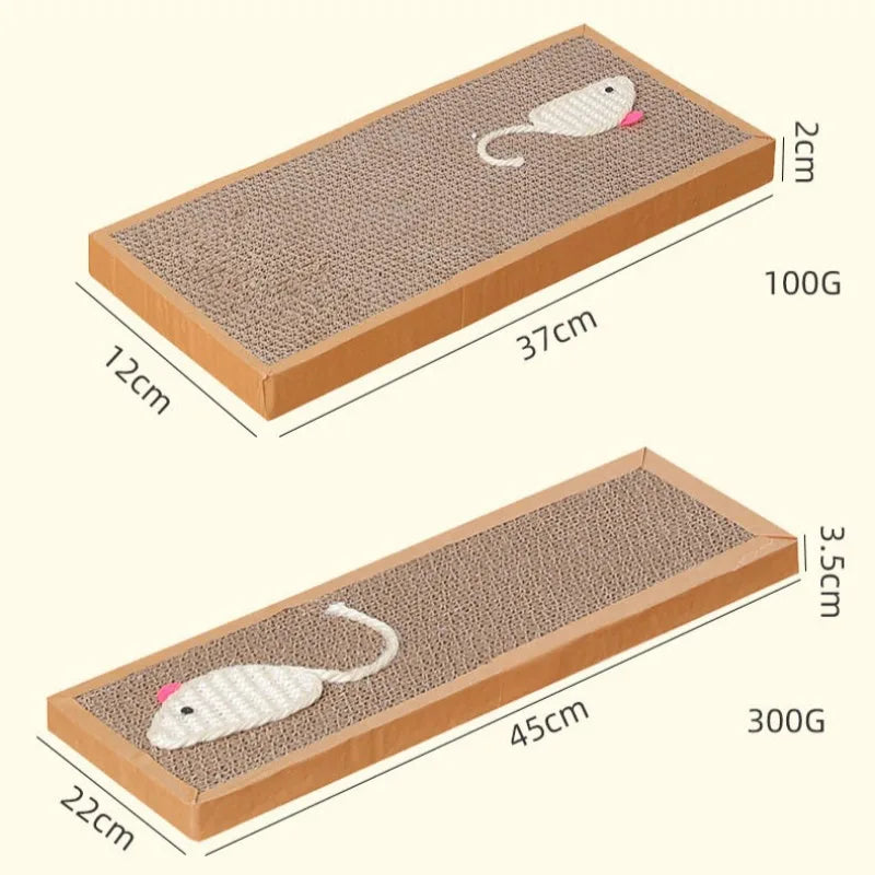 Pet Cat Scratching Board Cat Cardboard Mat for Claw Grinding