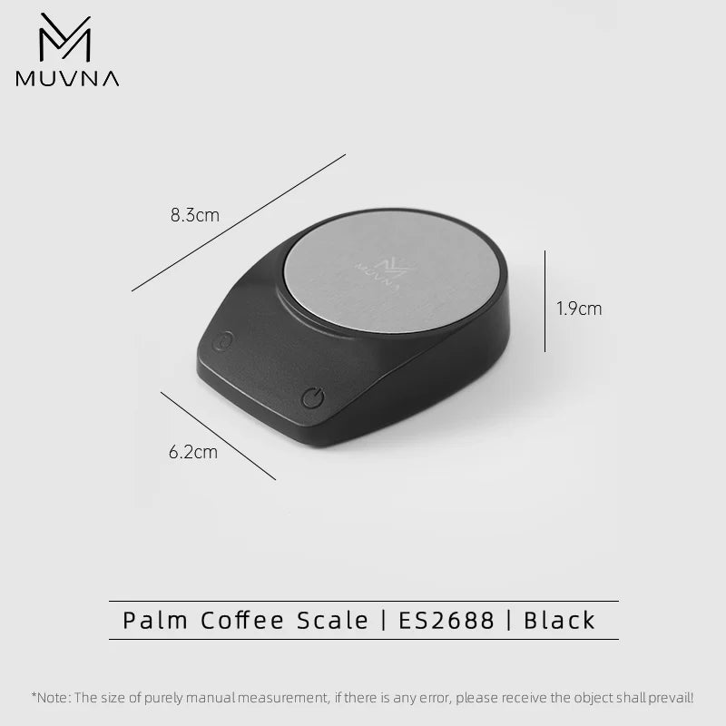 Kaffewaage 0,1g Präzisions Mini Elektronische Espressowaage mit LED-Anzeige und Pulverschale, Herbst 2025 Barista Dosierung