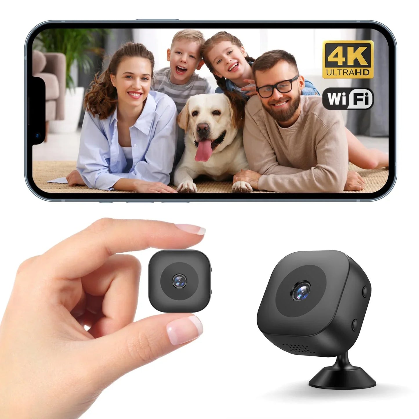 Mini WiFi Camera Rilevamento Movimento Telecamera di Sicurezza Caduta 2025 Monitoraggio Remoto e Installazione Facile