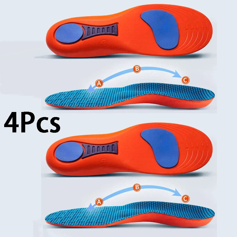 Orthotic Insoles Silicone For Shoes Arch Support Insole With Shock Absorption Plantar Fasciitis Relief Fall 2025