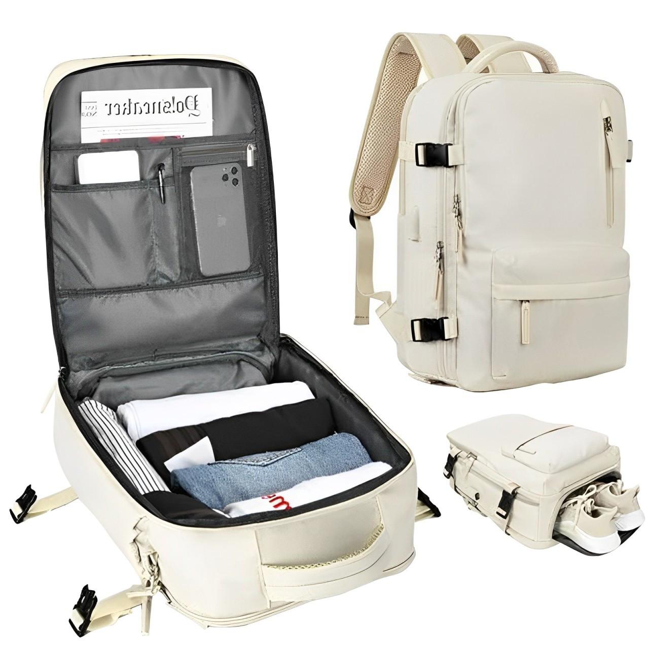 Reiserucksack Wasserdicht Nylon Belüftet Komfort Mehrere Fächer Aufbewahrung Frühling Reise-Essentials 2026