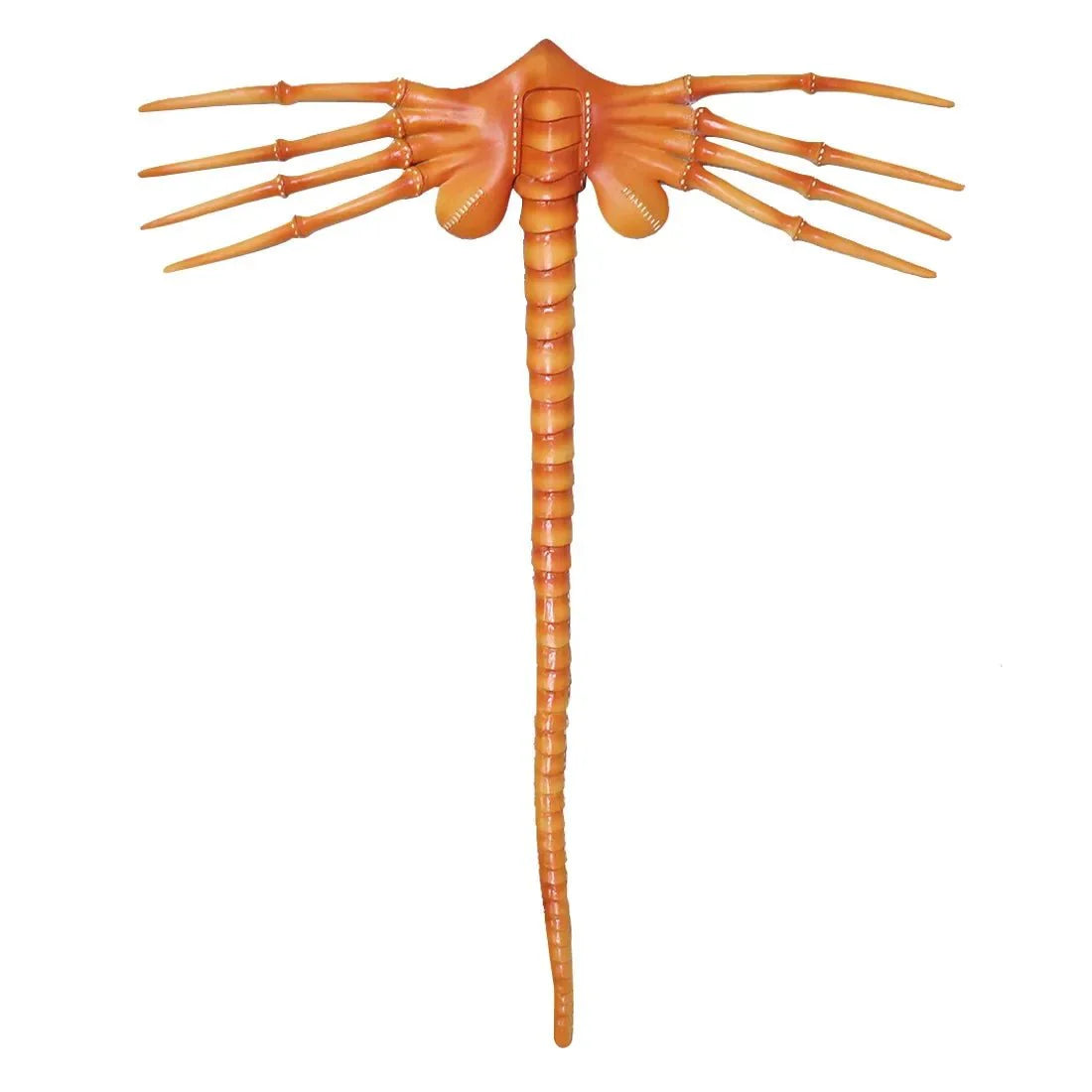 Masque anti-insectes extraterrestre demi-visage réaliste - Accessoire de costume d'Halloween pour fêtes de cosplay et événements effrayants