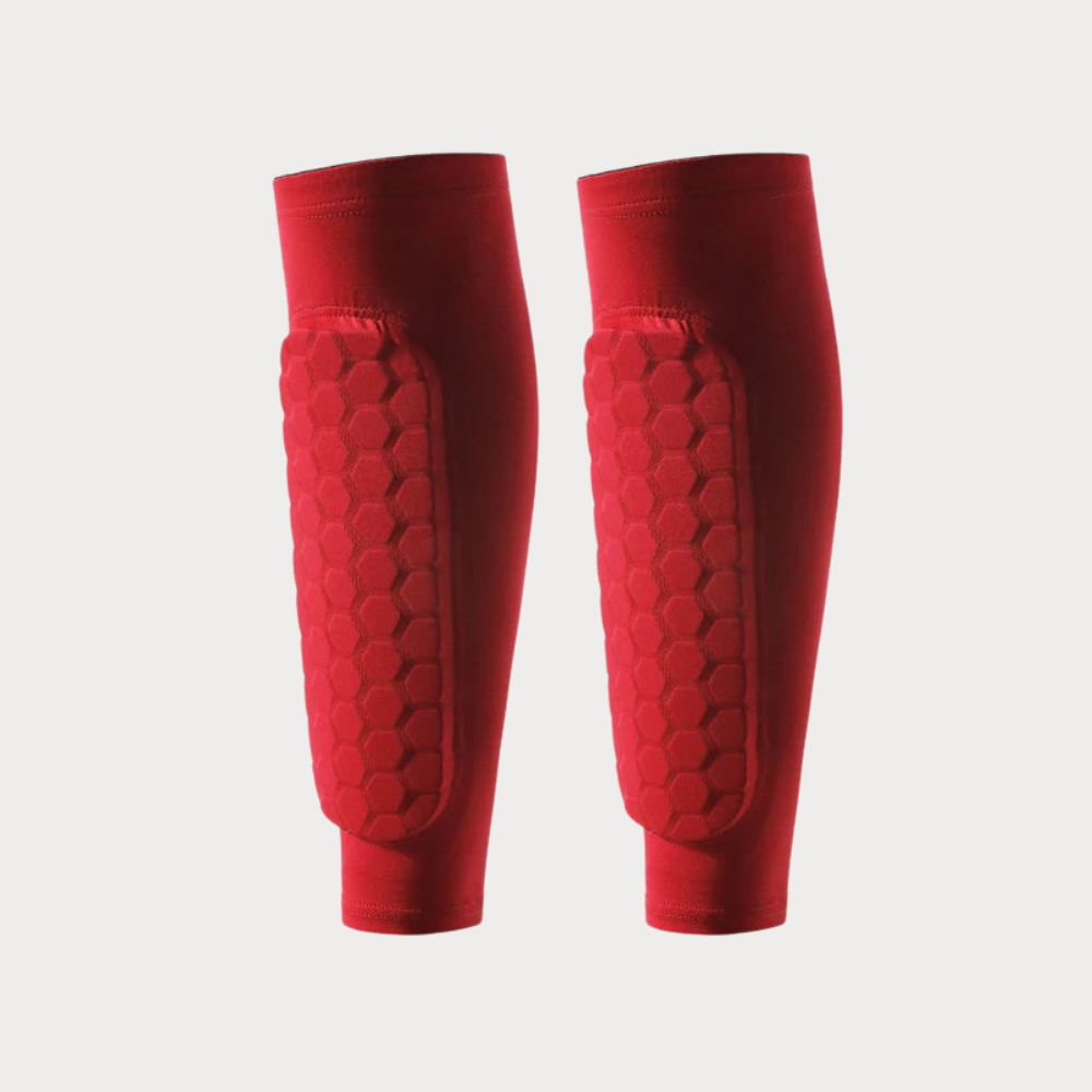 Mangas de protección para piernas deportivas, calcetines de soporte de nylon a prueba de golpes para equipo de fútbol