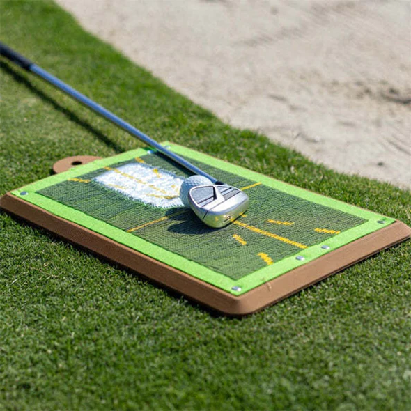 Golftræningsmåtte med paliet-svingdetektion Indendørs træningshjælp TikTok viral efterår 2025 gave