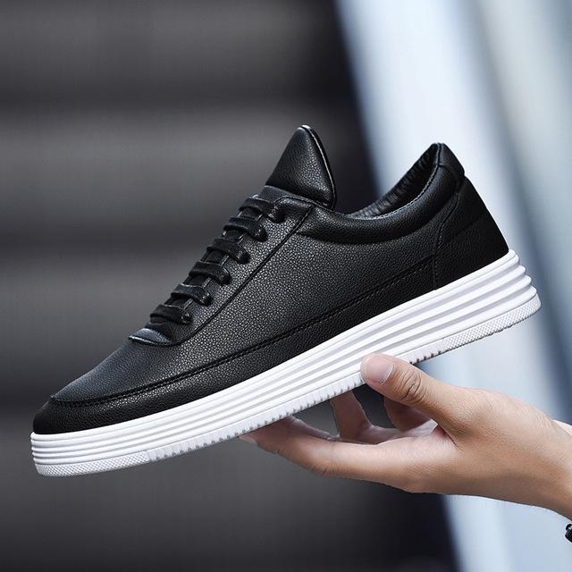 Variant image for Relaxed Leather Sneakers for Men with Premium Upper and Durable Rubber Sole for Optimal Comfort-11
