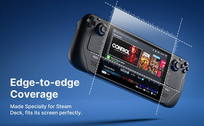 Protector de pantalla mate OLED para Steam Deck paquete de 2 kit antirreflejos