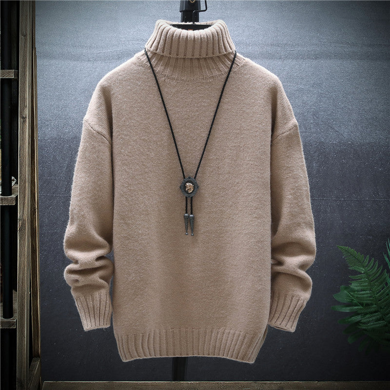 Warmer Jugend-Rollkragenpullover – Lockerer Schnitt, Wollmischung