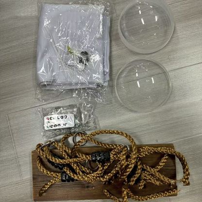 Halloween Lighted Swing Ghost Decoration Porch Remote