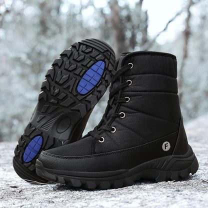 Insulating Winter Boots - Quilted High Tube, Nylon Snow