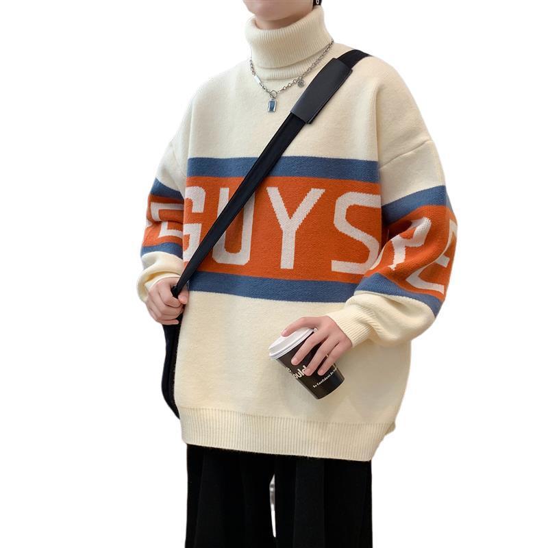 Oversized rullekravesweater - Strikket med sænket skulder til efteråret