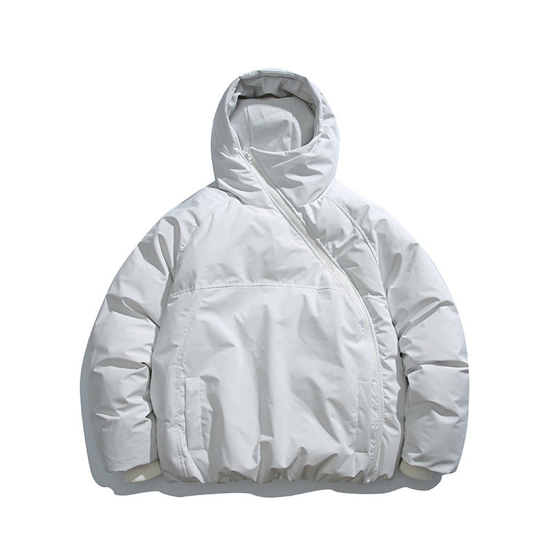 Isolerende herrepadded jakke - Oversized hætte, Vinylon