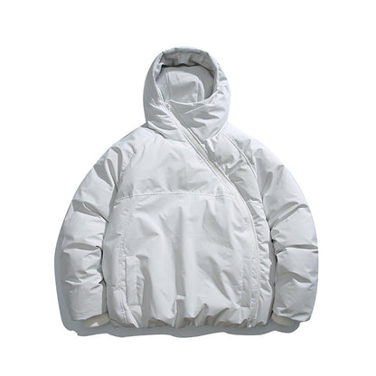 Isolerende herrepadded jakke - Oversized hætte, Vinylon