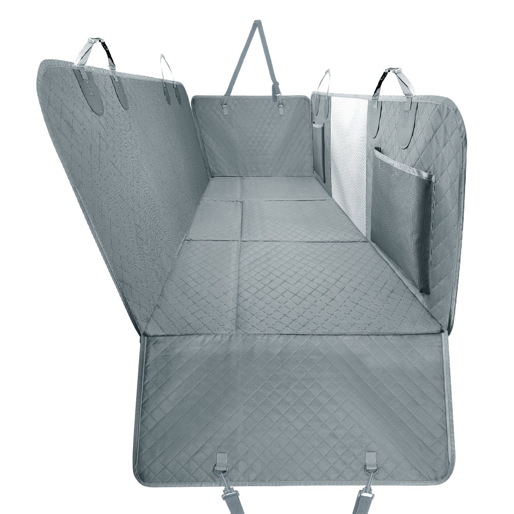 Autositz Hängemattenbezug, wasserdichter rutschfester Rücksitzschutz mit Taschen, kostenloser Sicherheitsgurt, Herbst 2025 Reise