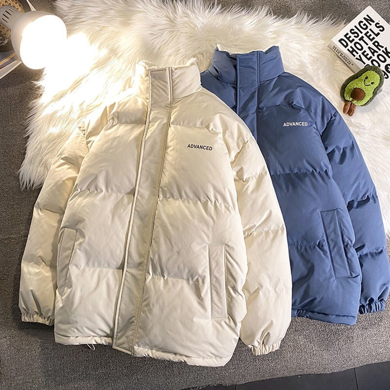Warme entspannte Damen-Steppjacke - übergroßer Fleece-Wintermantel