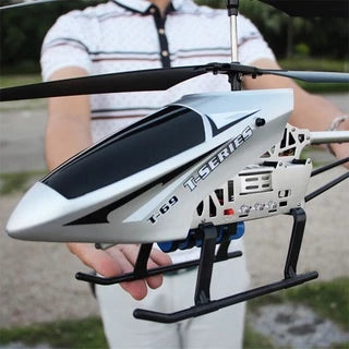 Extra Large 3.5CH Remote Control Helicopter - Durable Outdoor Drone Toy for Kids, 80cm Model