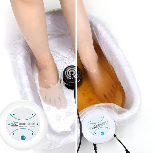 Mini Ionic Detox Foot Spa Bath Machine - Vibrating Foot Bath for Health & Wellness Therapy