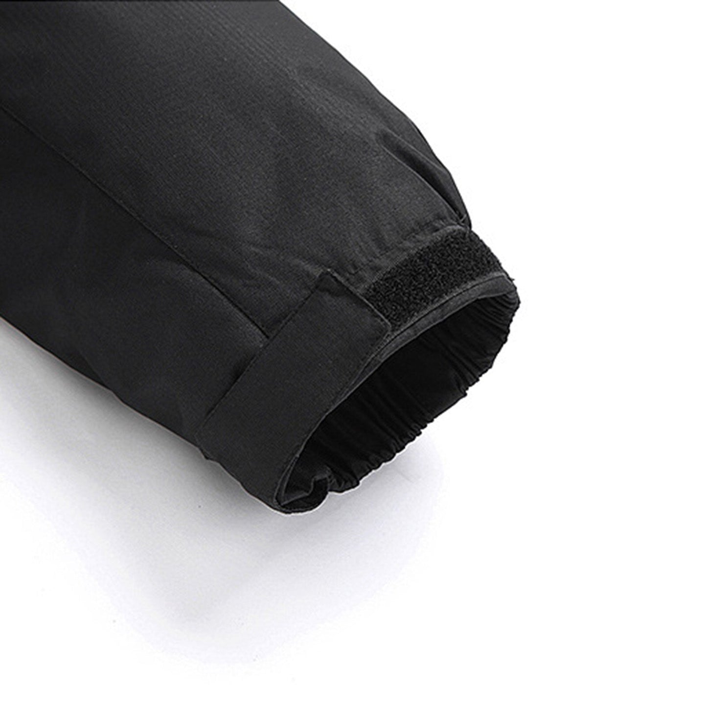 Waterproof Men's Rain Jacket - Hooded Colorblock, Packable