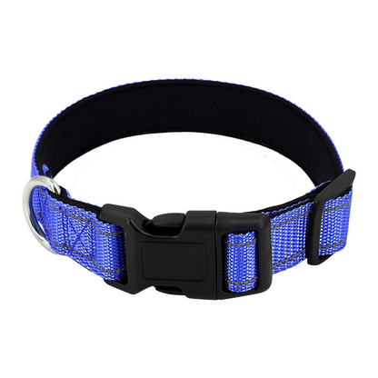 Reflecterende hondenhalsband met snelsluitgesp - veilige nachtelijke wandelingen, cadeau-idee voor huisdieren herfst 2025