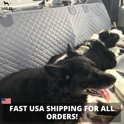 Autositz Hängemattenbezug, wasserdichter rutschfester Rücksitzschutz mit Taschen, kostenloser Sicherheitsgurt, Herbst 2025 Reise