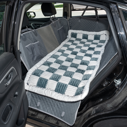 Backseat Dog Bed Large Plush Pet Car Seat Bed For Cozy Rides Fall 2025 Travel Must Have Mess Free