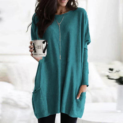 Soft Relaxed Women’s Tunic Sweater - Tunic, Knit, Casual