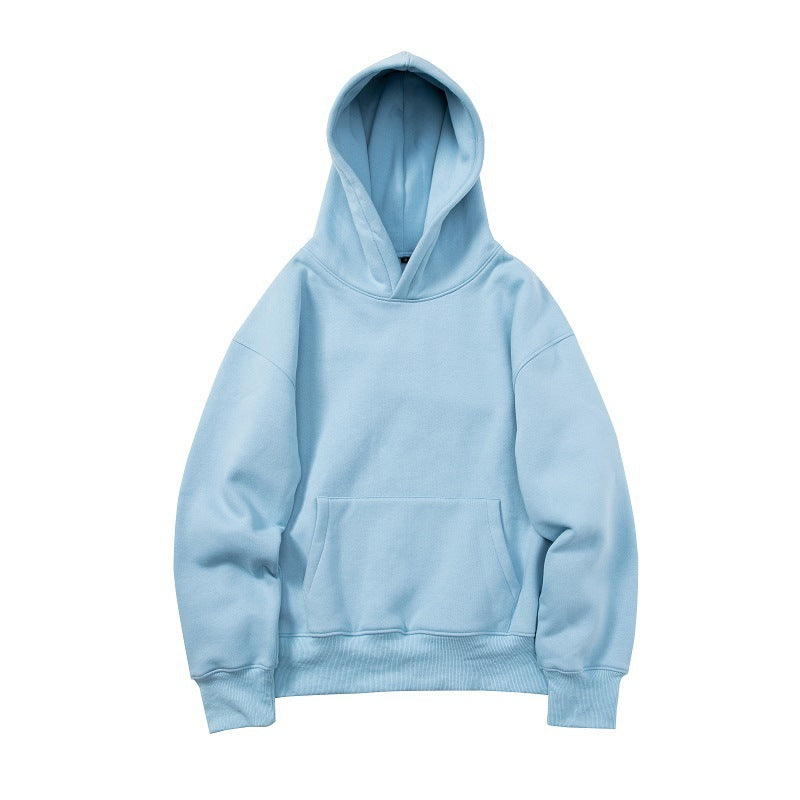 Oversized Relaxed Unisex Hoodie - Boxy Cut, Cotton Layering