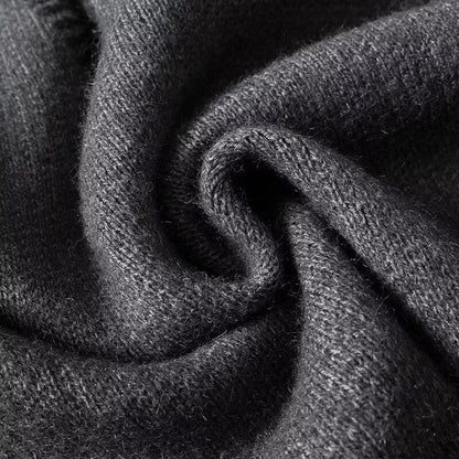 Oversized Cozy Women's V Neck Pullover - Boxy Knit Layering
