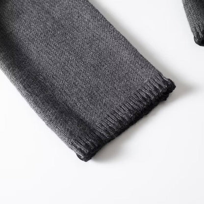 Oversized Cozy Women's V Neck Pullover - Boxy Knit Layering