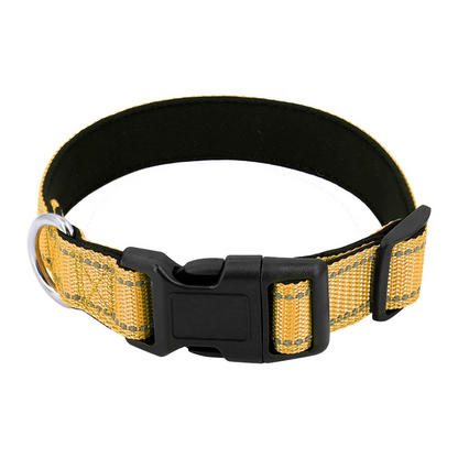 Reflecterende hondenhalsband met snelsluitgesp - veilige nachtelijke wandelingen, cadeau-idee voor huisdieren herfst 2025