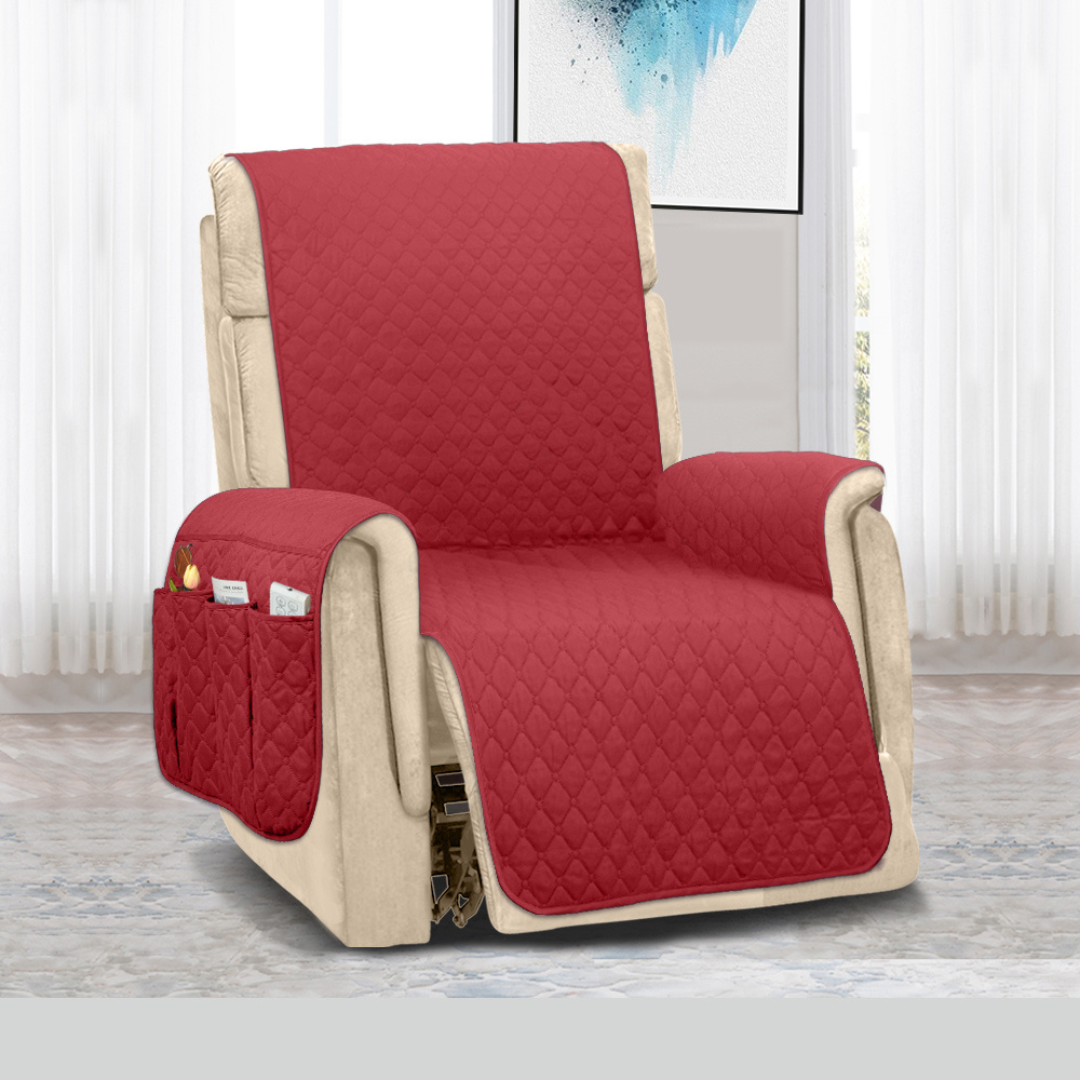 Copertura per divano Protettore per mobili con tasche laterali e cinghie posteriori Colori reversibili Autunno 2025 Amico degli animali domestici