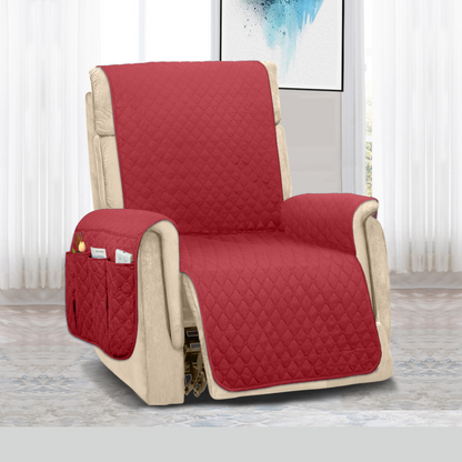 Copertura per divano Protettore per mobili con tasche laterali e cinghie posteriori Colori reversibili Autunno 2025 Amico degli animali domestici