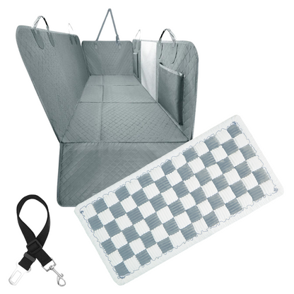 Copertura per Seggiolino Auto Amaca Impermeabile Protettore con Tasche Portaoggetti e Finestra in Rete per Auto e Camion Regalo Autunno 2025