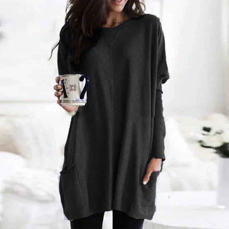 Soft Relaxed Women’s Tunic Sweater - Tunic, Knit, Casual
