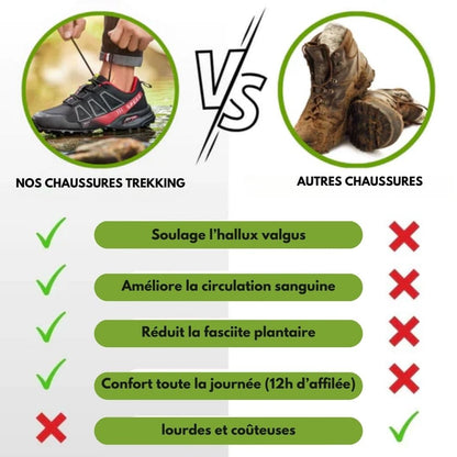 Lightweight Orthopedic Hiking Shoes for Women with Non-Slip Sole, Ergonomic Design, and Shock Absorption for Comfort and Stability-6