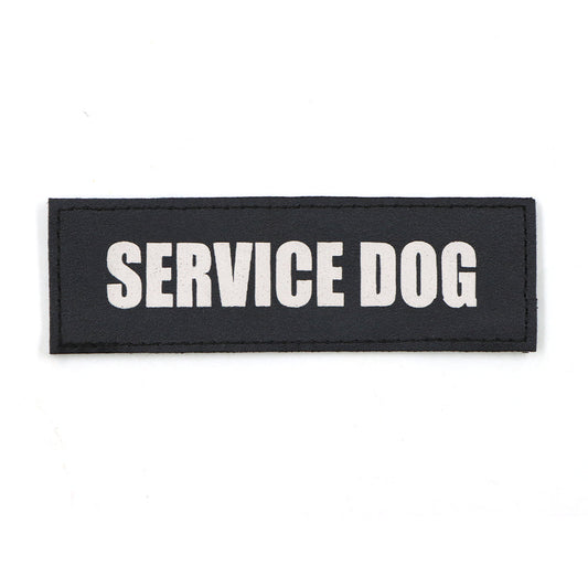 Service Dog Patch Sort Sele Patch Holdbar Krog Og Løkke Identificerer Service Status Efterår 2025
