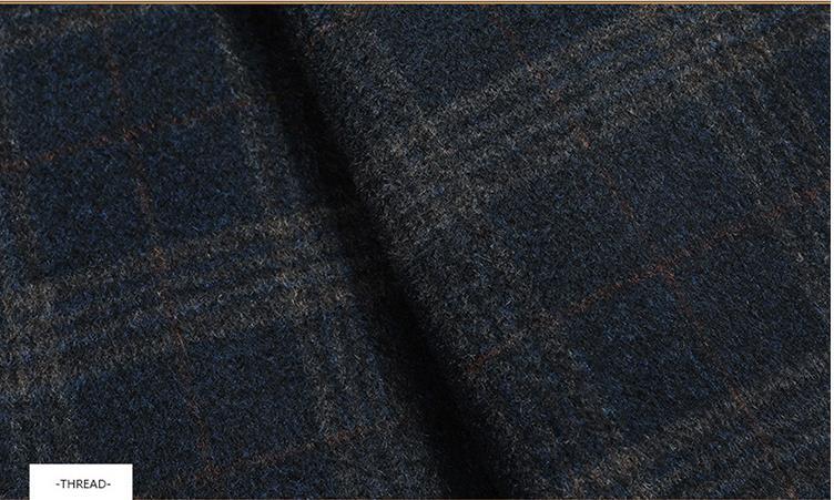 Warm Refined Men's Overcoat - Longline, Wool, Citywear