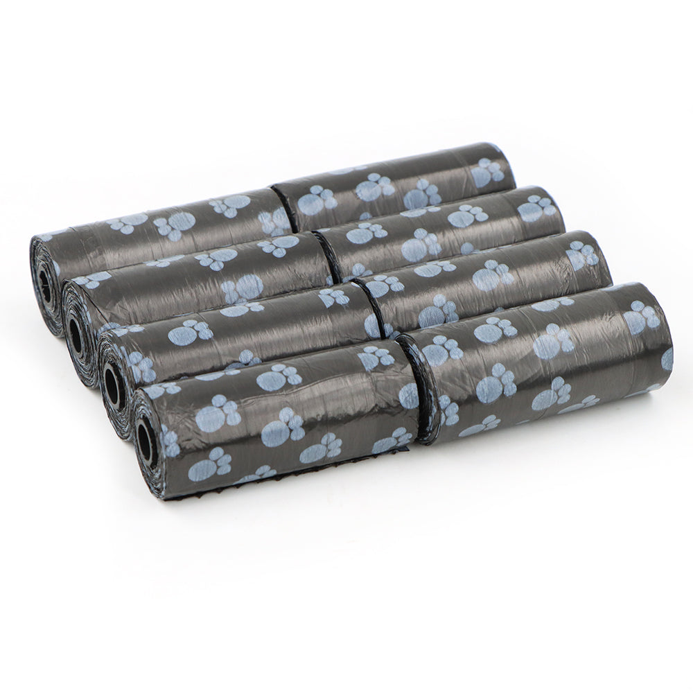 Sacchetti per rifiuti di cane con dispenser - Sacchetti per escrementi resistenti e a prova di perdite, 8 rotoli da 15, pronti per viaggiare Autunno 2025