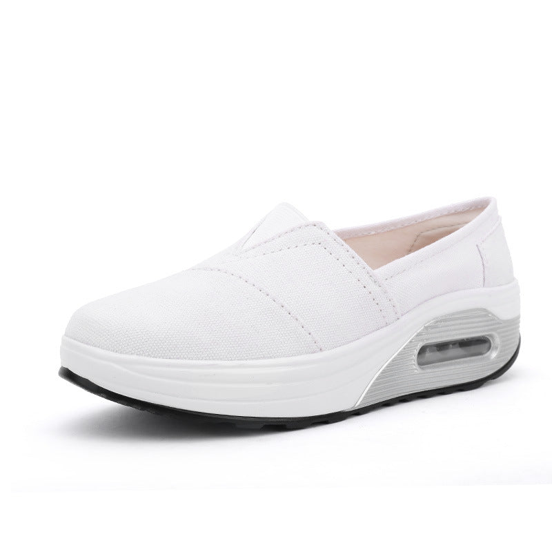 Lightweight, durable women's canvas slip-on shoes – slip-on, canvas, everyday wear
