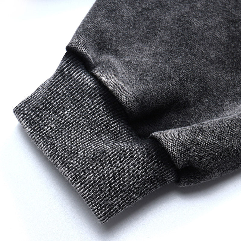 Oversized Mens Hoodie - Relaxed Cut, Vintage Cotton, Casual