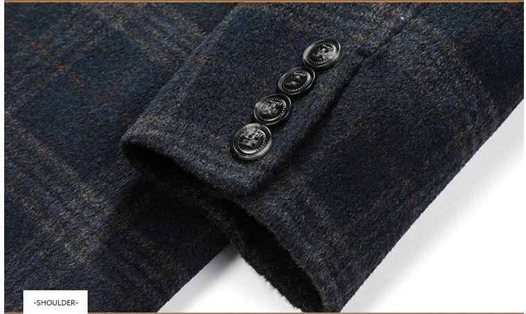 Warm Refined Men's Overcoat - Longline, Wool, Citywear