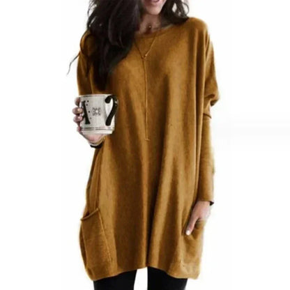 Soft Relaxed Women’s Tunic Sweater - Tunic, Knit, Casual