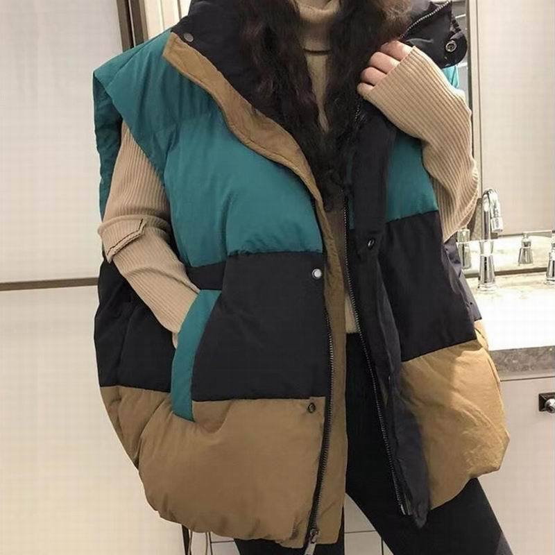 Insulating Women’s Down Vest - Oversized Boxy, Winter